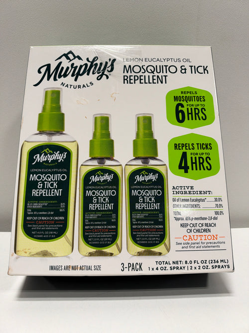 Murphys Naturals Insect Repellent Spray Lemon Eucalyptus Oil (Pack of 3)