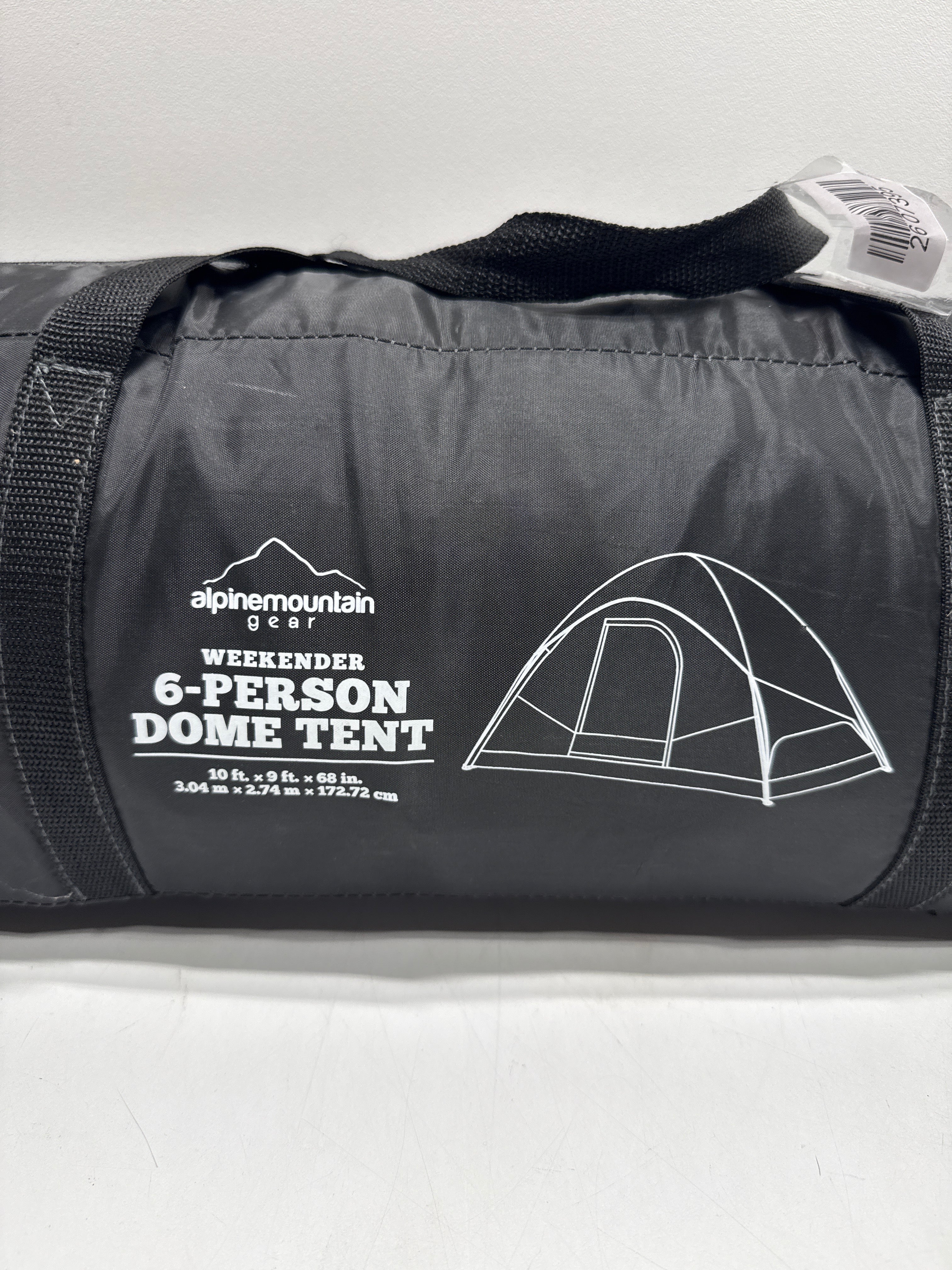 Used Alpine Mountain Gear 6-Person Weekender Dome Tent (AMG-216PT)