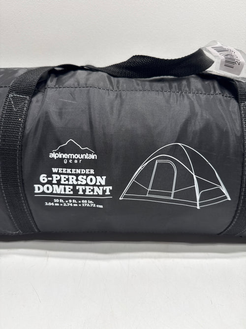 Used Alpine Mountain Gear 6-Person Weekender Dome Tent (AMG-216PT)
