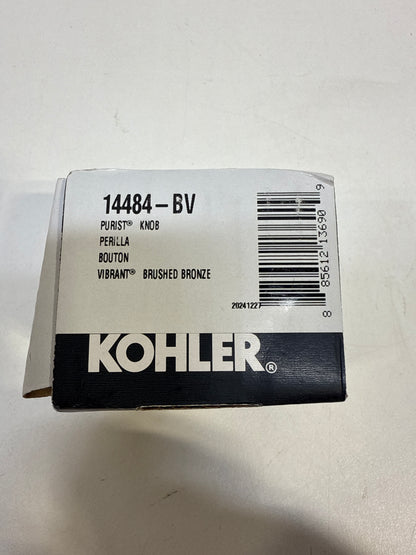 Purist Cabinet Knob Vibrant Brushed Bronze