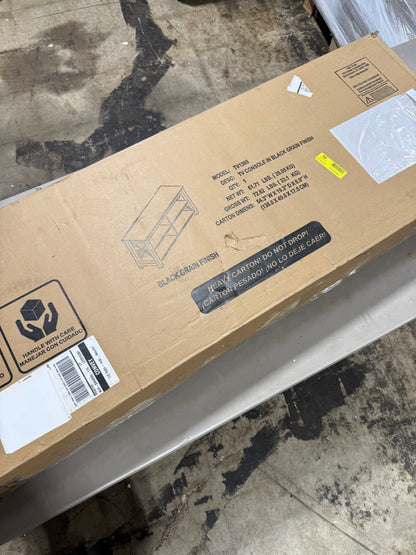 Sawyer 50 Black TV Stand - Hudson & Canal TV1300