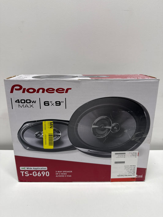 Pioneer - 6" x 9" 3-way Coaxial Speakers (Pair) - Black