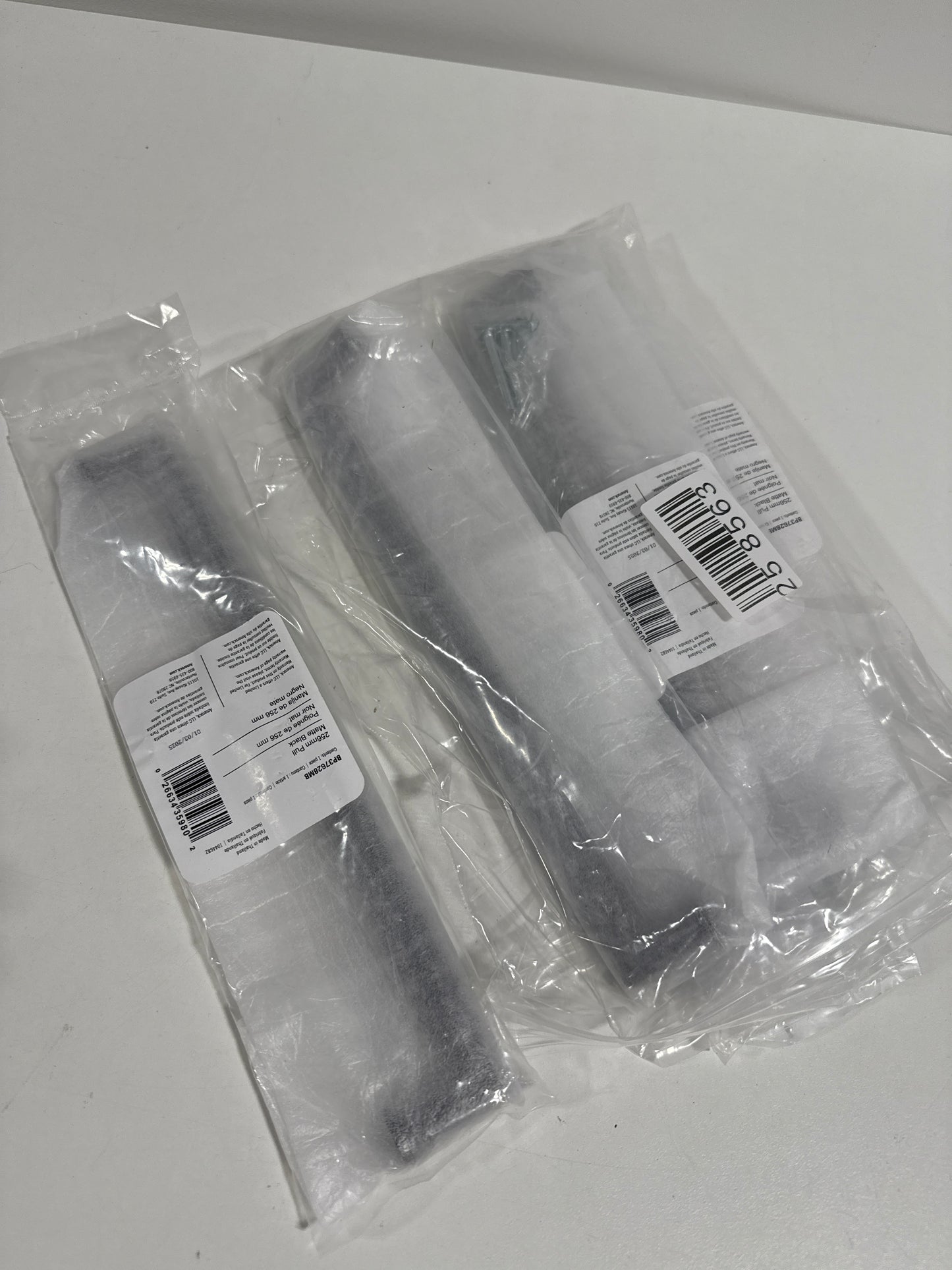 5 x Balata 10-1/16 in. (256 Mm) Center-to-Center Matte Black Bar Cabinet Pull