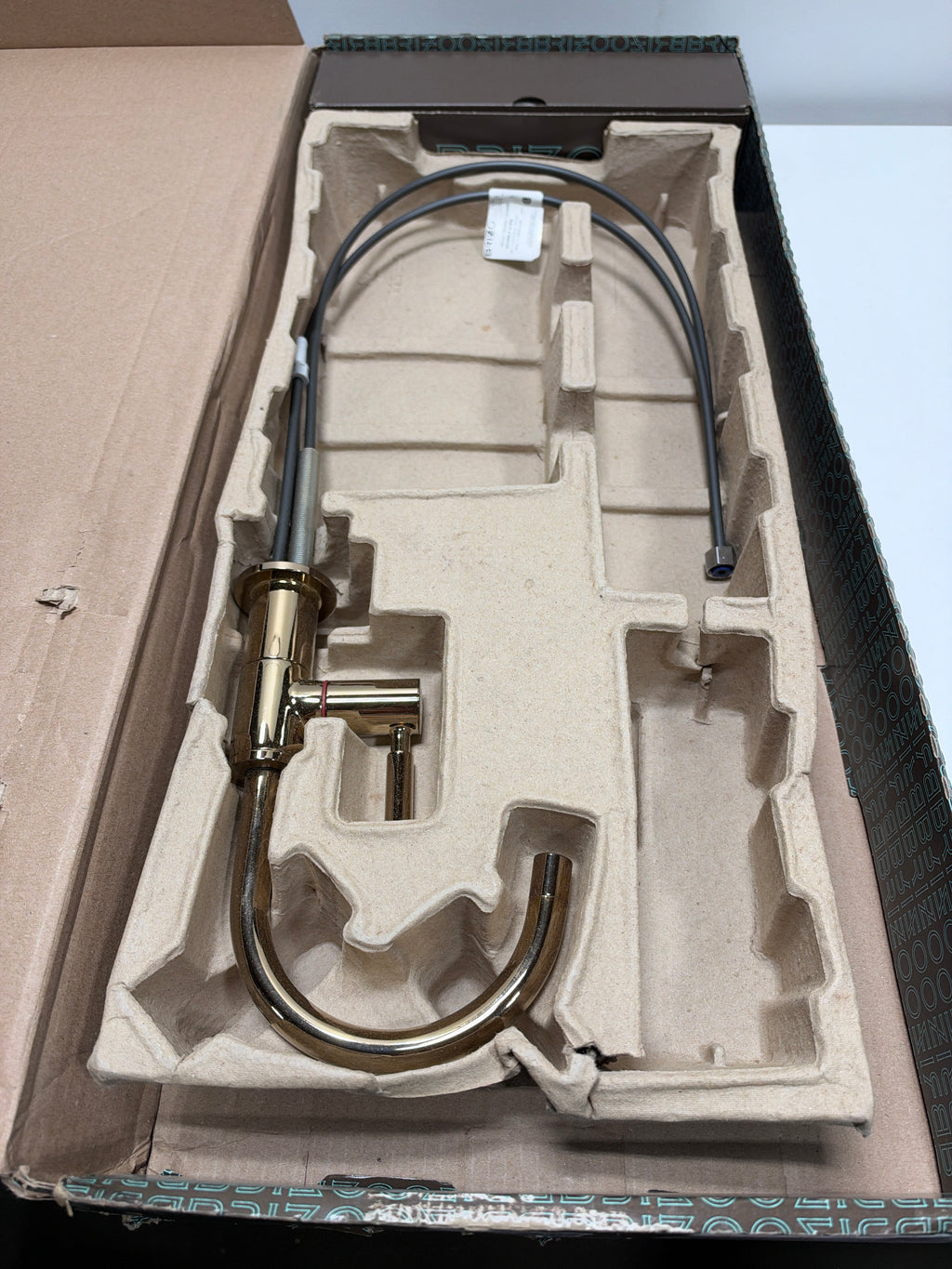 Brizo Odin 1.0 GPM Single Hole Instant Hot Faucet Water Dispenser - Less Tank Model: 61320LF-H-PG