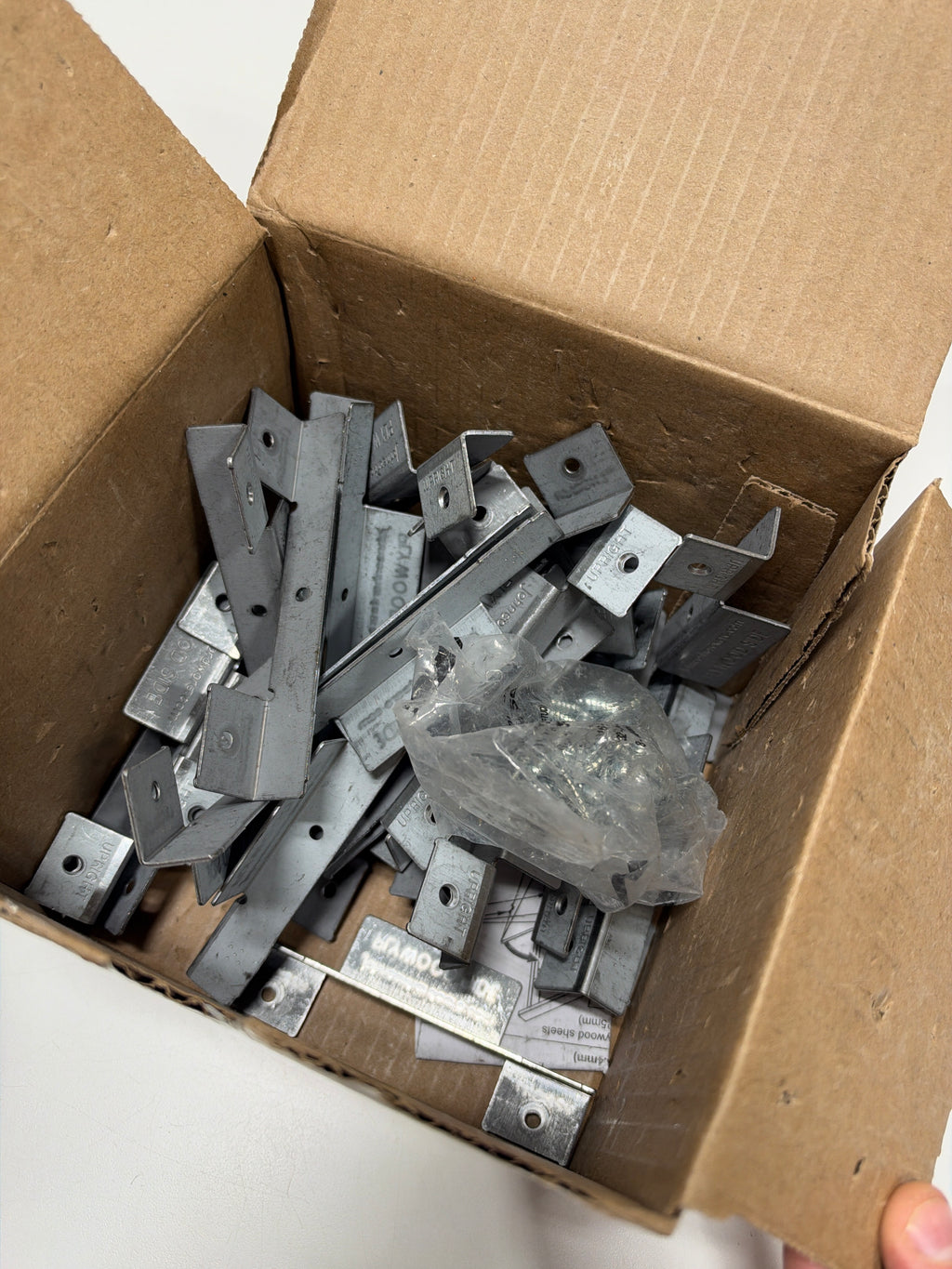 Johnson Hardware JH1515-PLY Frame Reinforcement Clip Set for 5/8" Plywood Pocket Doors