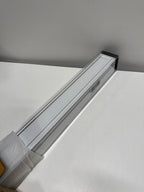 Aosky Blackout Cordless Roller Shades, Cordless, Thermal Insulated, Polyester, UV Protection, White, 24 in. W x 75 in. L