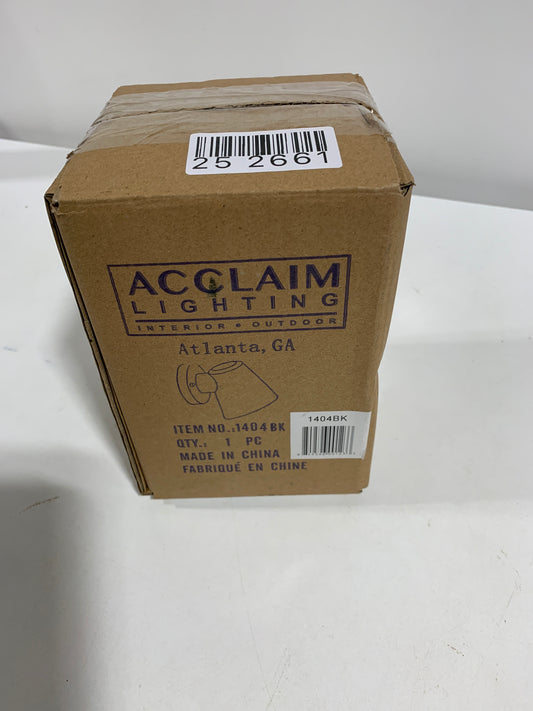 Acclaim Lighting  1-Light Matte Black Integrated LED Wall Lantern Sconce