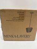 Minka Lavery 6573-695 Key Largo Pendant, 1-Light, 60 Total Watts, 10-in H x 7.5-in W, Soft Brass