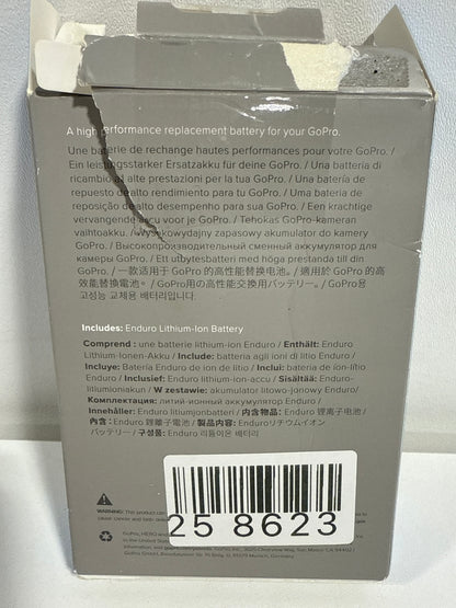 GoPro Enduro Rechargeable Replacement Battery Compatible with HERO12, HERO11, HERO10 and HERO9 - Black: GoPro Accessories