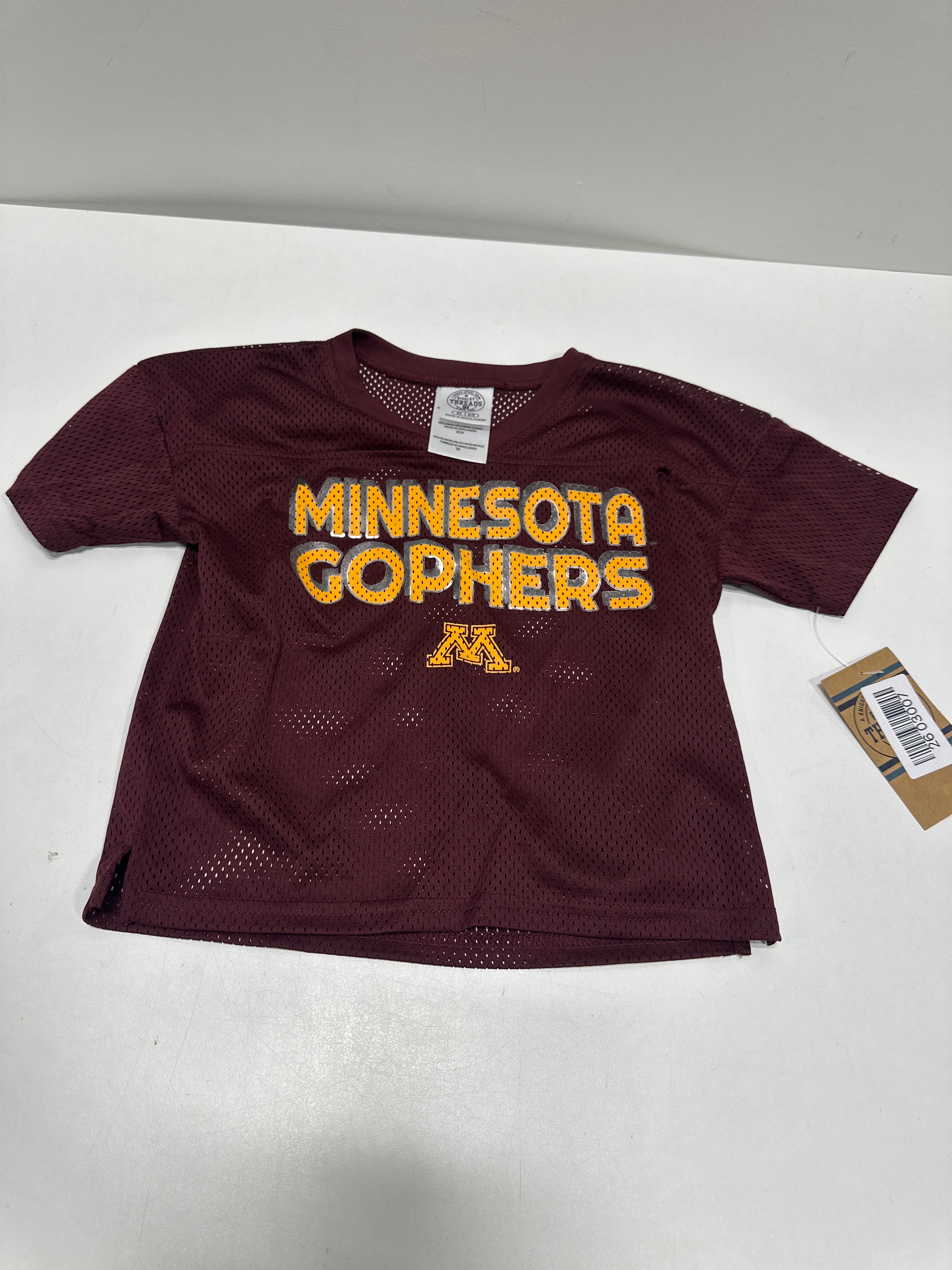 NCAA Minnesota Golden Gophers Girls' White Jersey - XS