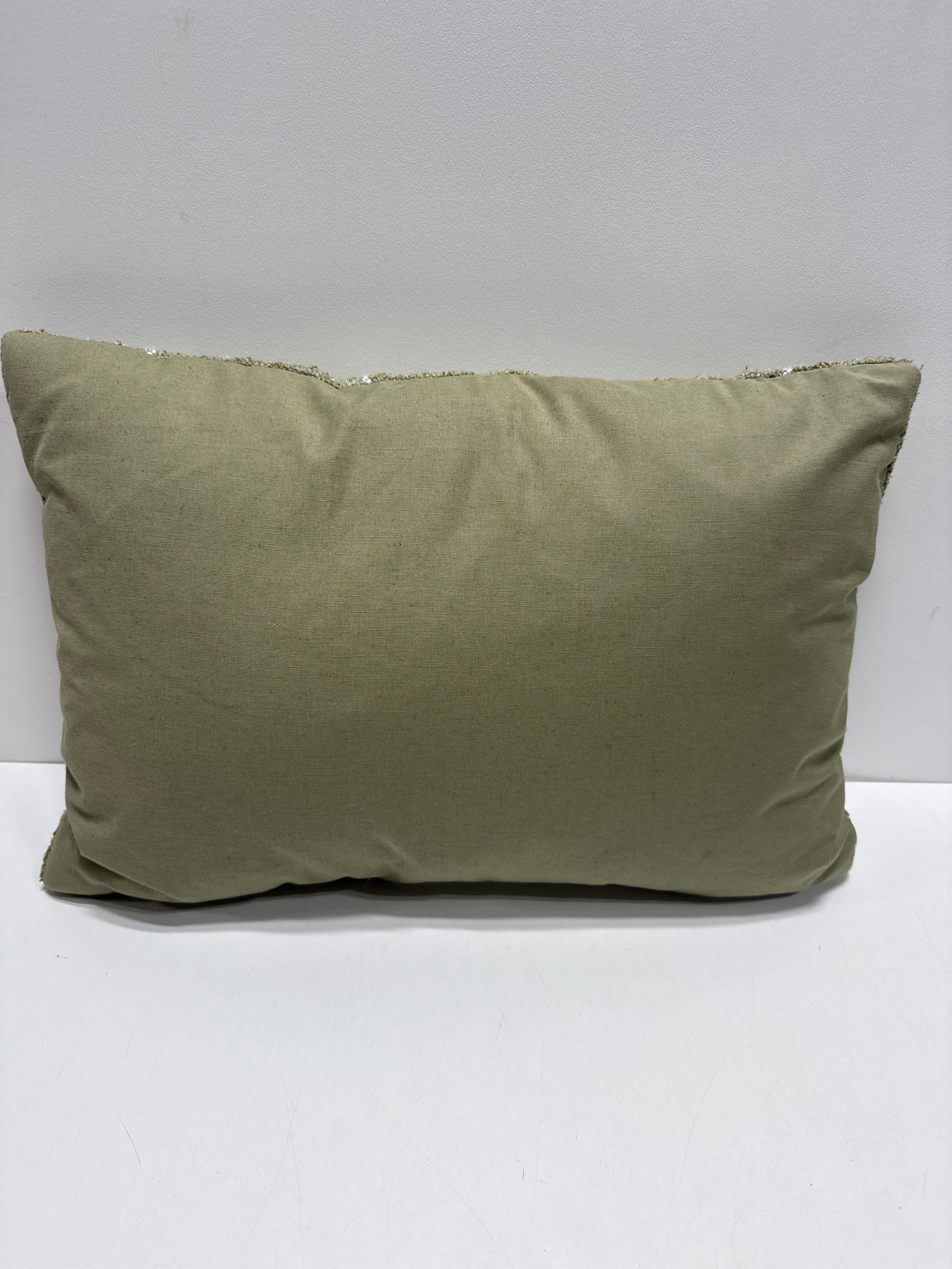Oblong Windowpane Woven Decorative Throw Pillow Green - Threshold - *Home Decor & Curtains