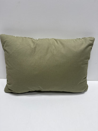Oblong Windowpane Woven Decorative Throw Pillow Green - Threshold - *Home Decor & Curtains