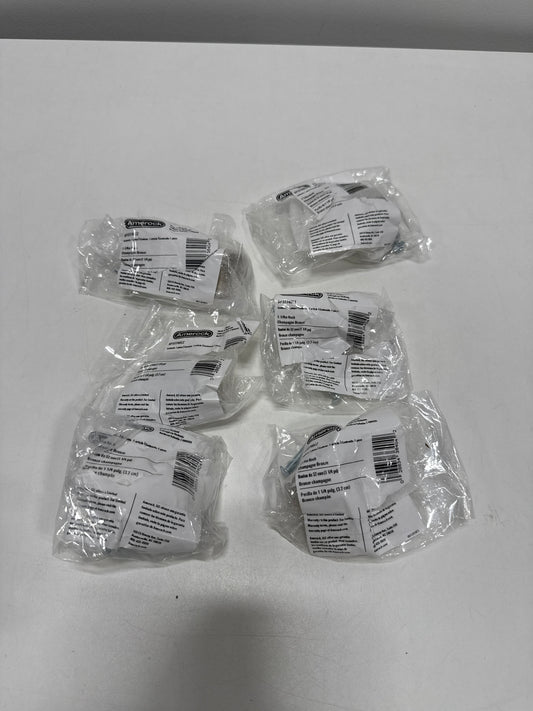 6 x Amerock Faraday 1-1/4 Inch (32mm) Diameter Champagne Bronze Cabinet Knob