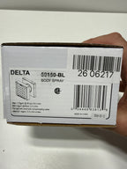 Delta Faucet 515-BL Surface Mount Body Spray, Matte Black