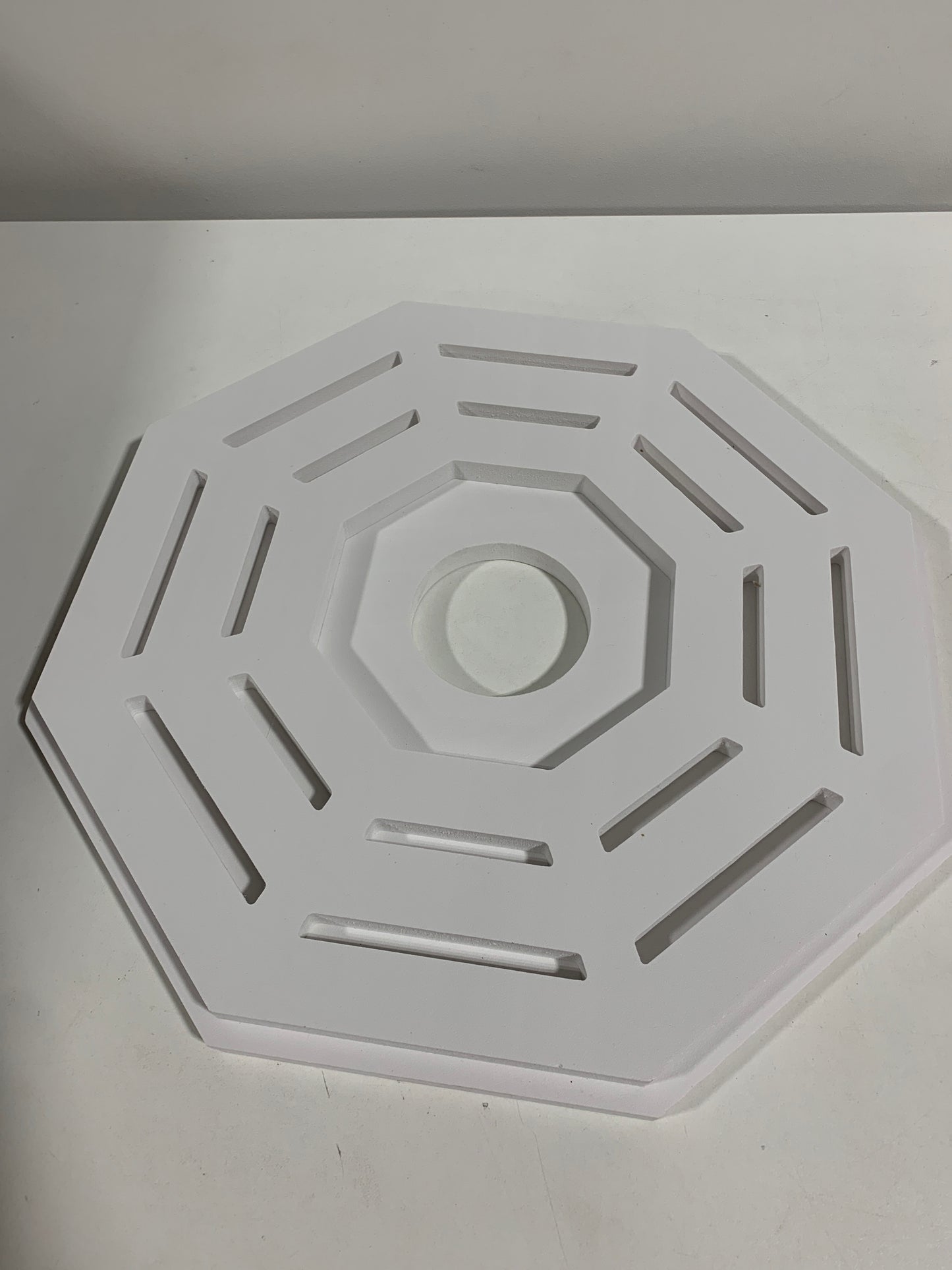 Ekena Millwork CMP14WN-03000 Westin Architectural Grade PVC Contemporary Urethane Ceiling Medallions 14"OD x 3"ID x 5 1/2"C x 1"P