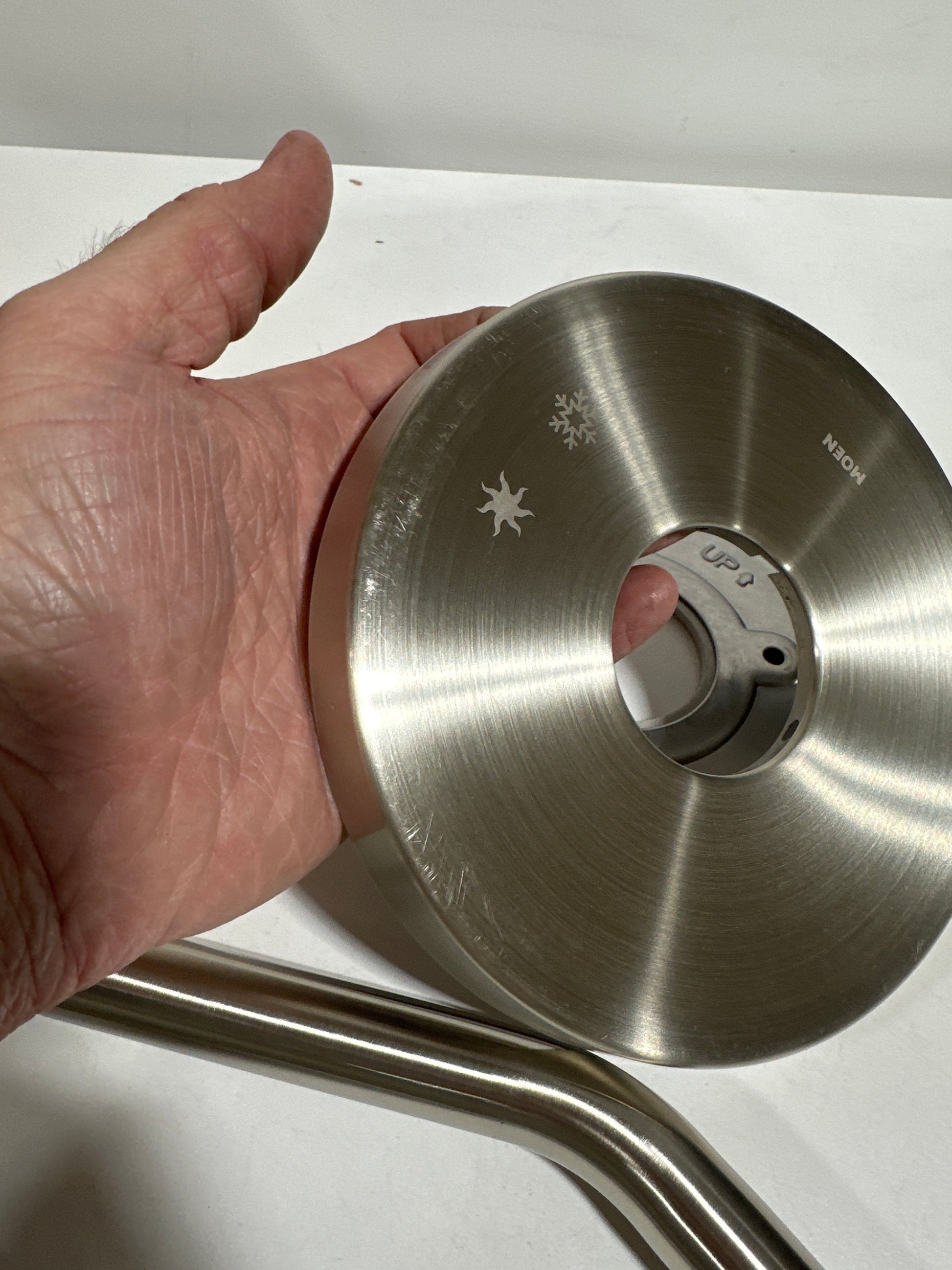 Scratch Moen UT2412EP Jase Shower Only Trim Package with 1.75 GPM Multi Function Shower Head Brushed Nickel - *Plumbing