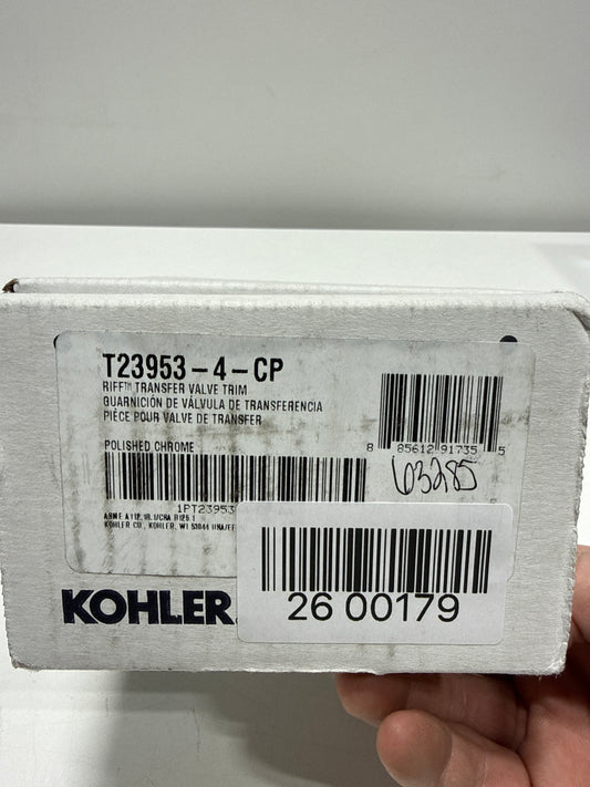 Riff 1-Handle Transfer Valve Trim in Polished Chrome (Valve Not Included)