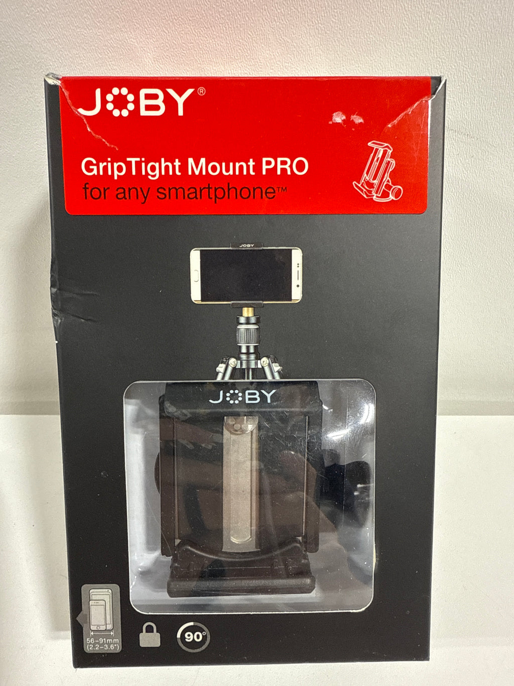 JOBY - GripTight Mount PRO Holder for Smartphone - Black - *Cameras Camcorders & Drones
