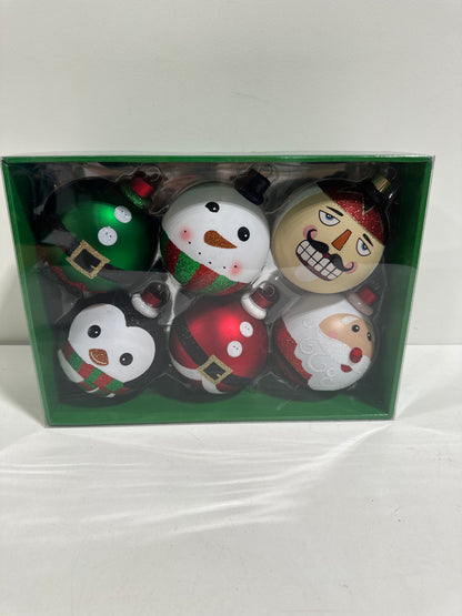 CG Hunter Holiday 6-Piece Shatter Resistant 4 Ornaments