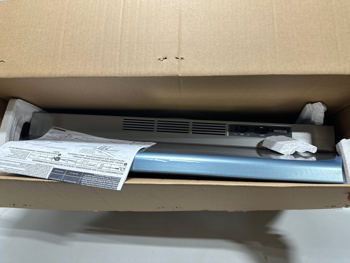 Broan F4030 160 - Stainless Finish