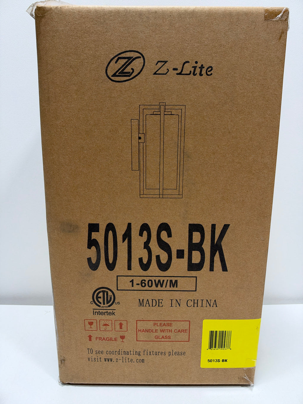 Z-Lite 5013S Aura 13" Tall Marine Grade Outdoor Wall Sconce Black Outdoor Lighting Wall Sconces