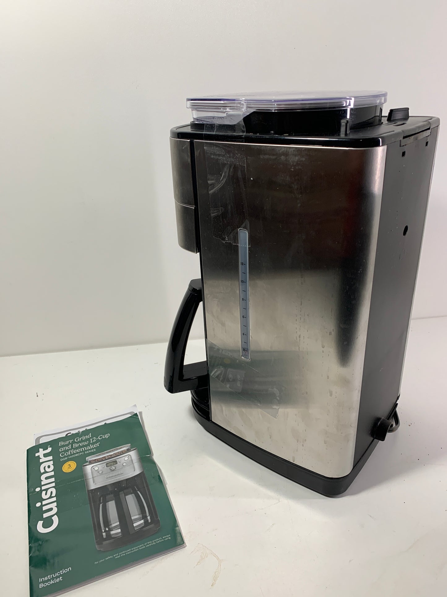 Used Cuisinart Burr Grind & Brew 12 Cup Automatic Coffee Maker