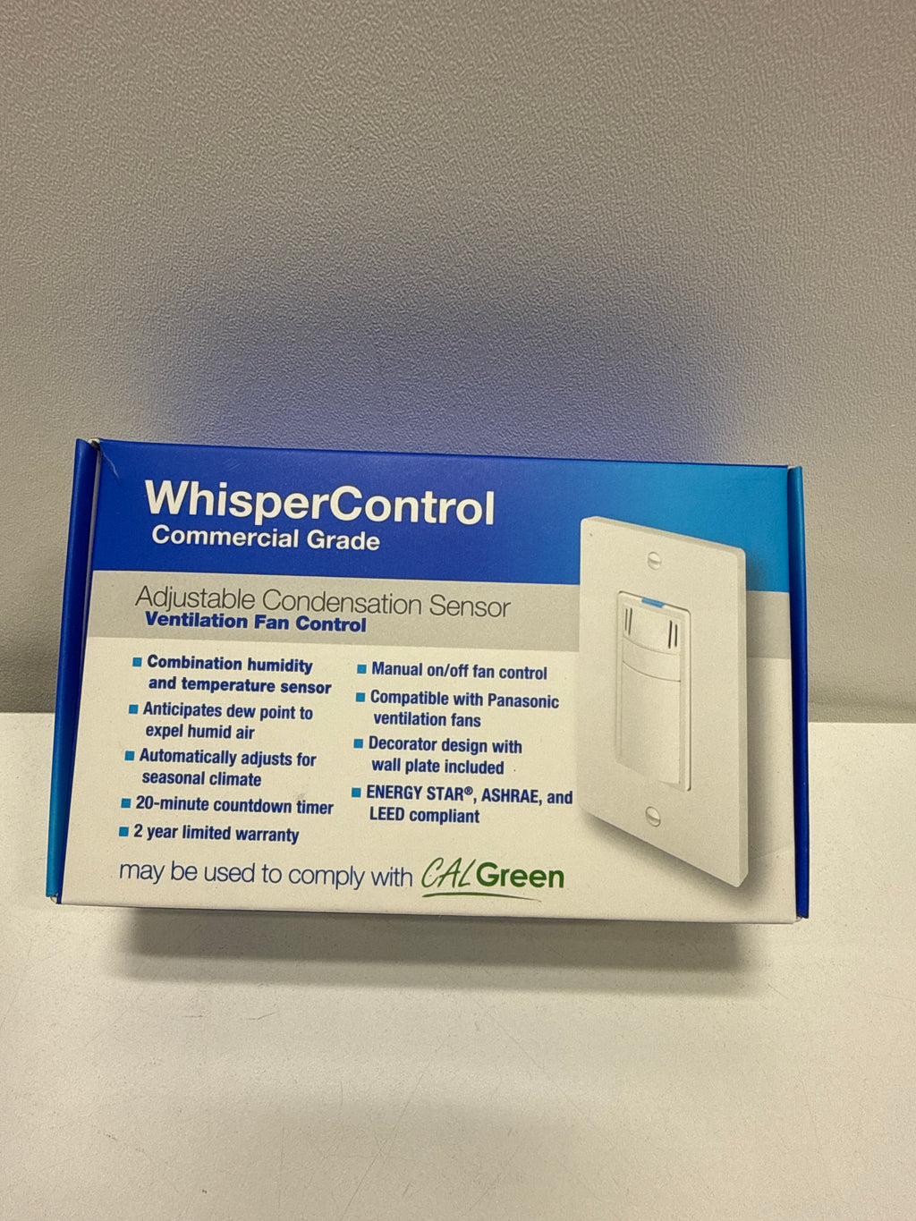 Panasonic FV-WCCS1 Three in One Condensation Sensor Wall Switch