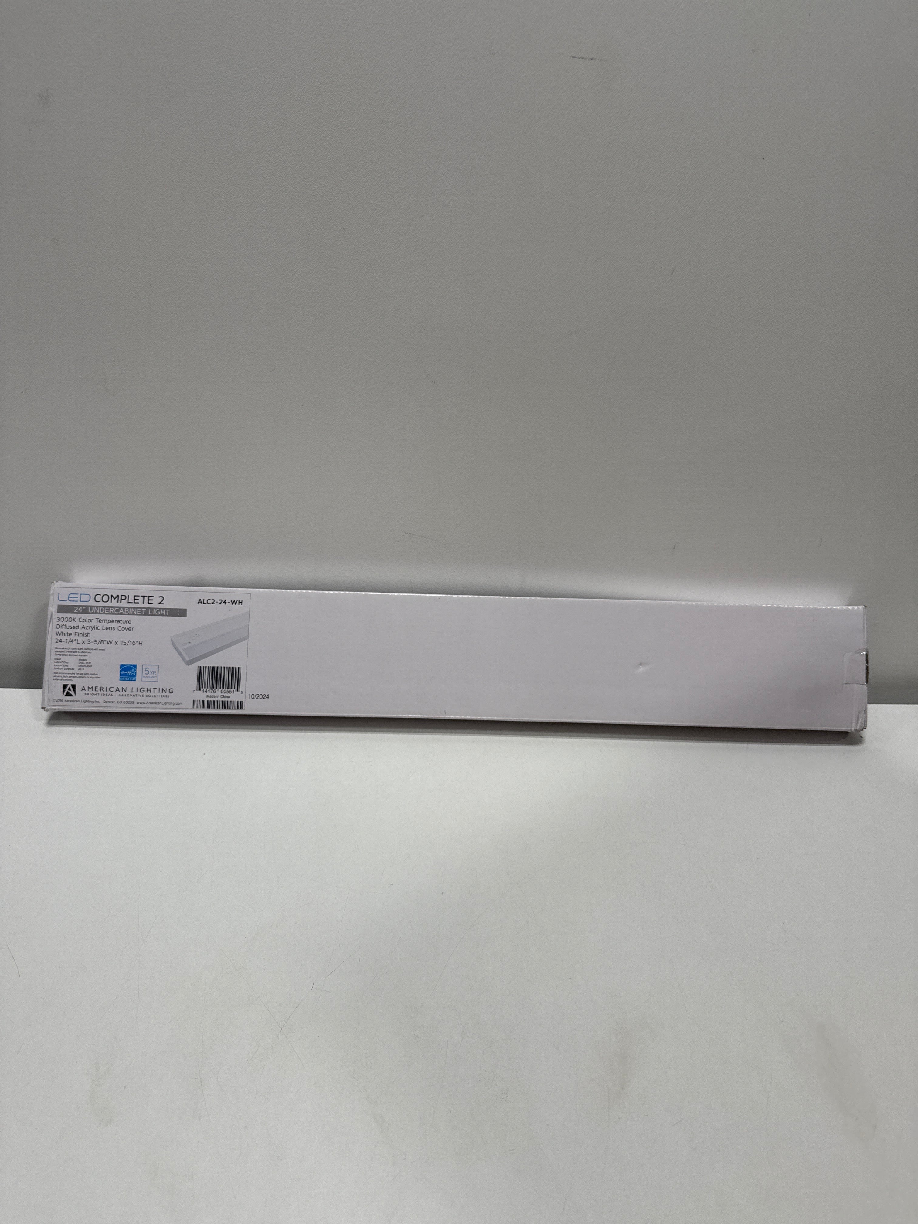 American Lighting ALC2-24 LED Complete 2 24’’ Undercabinet Light - 3000K Bright White Indoor Lighting Under Cabinet