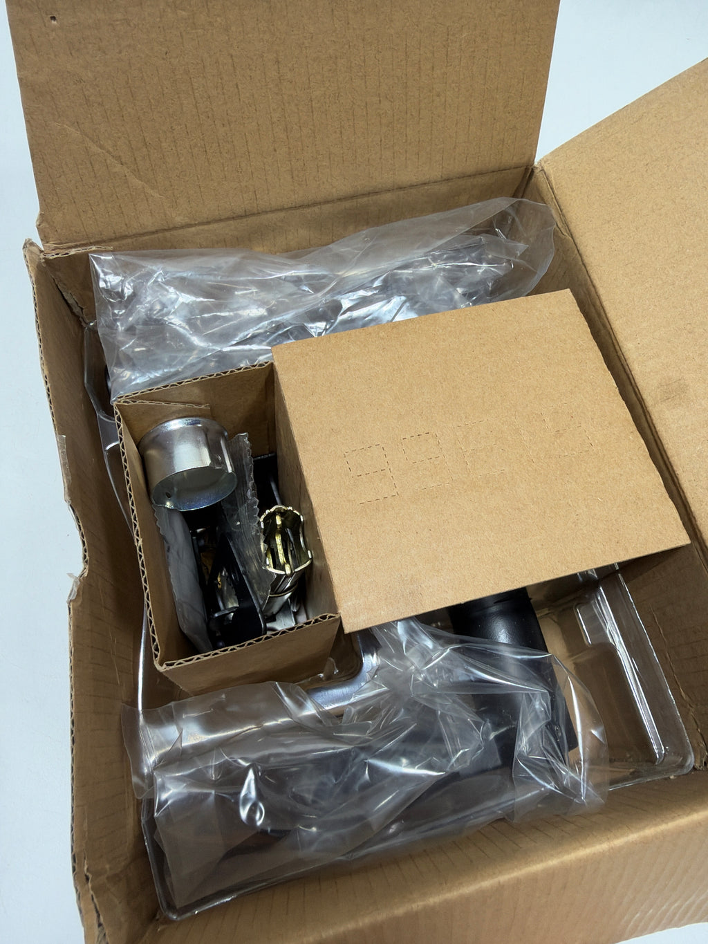 Kwikset 740PVLRCT-S Prava Single Cylinder Keyed Entry Lever Set with Knurled Handle and Rectangle Rose Featuring SmartKey Matte Black