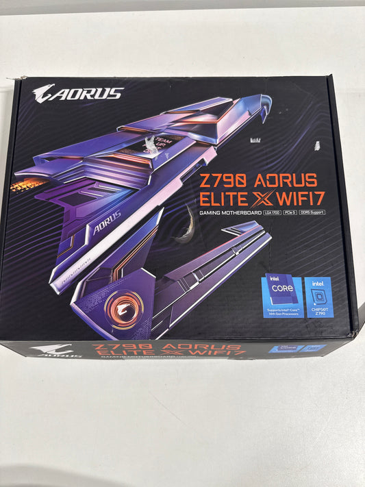 See Desc GIGABYTE Z790 AORUS ELITE X WIFI7 LGA 1700(14th,13th,12th Gen) Intel Z790 X ATX Motherboard with DDR5, 4 M.2, PCIe 5.0, USB 3.2 Type-C