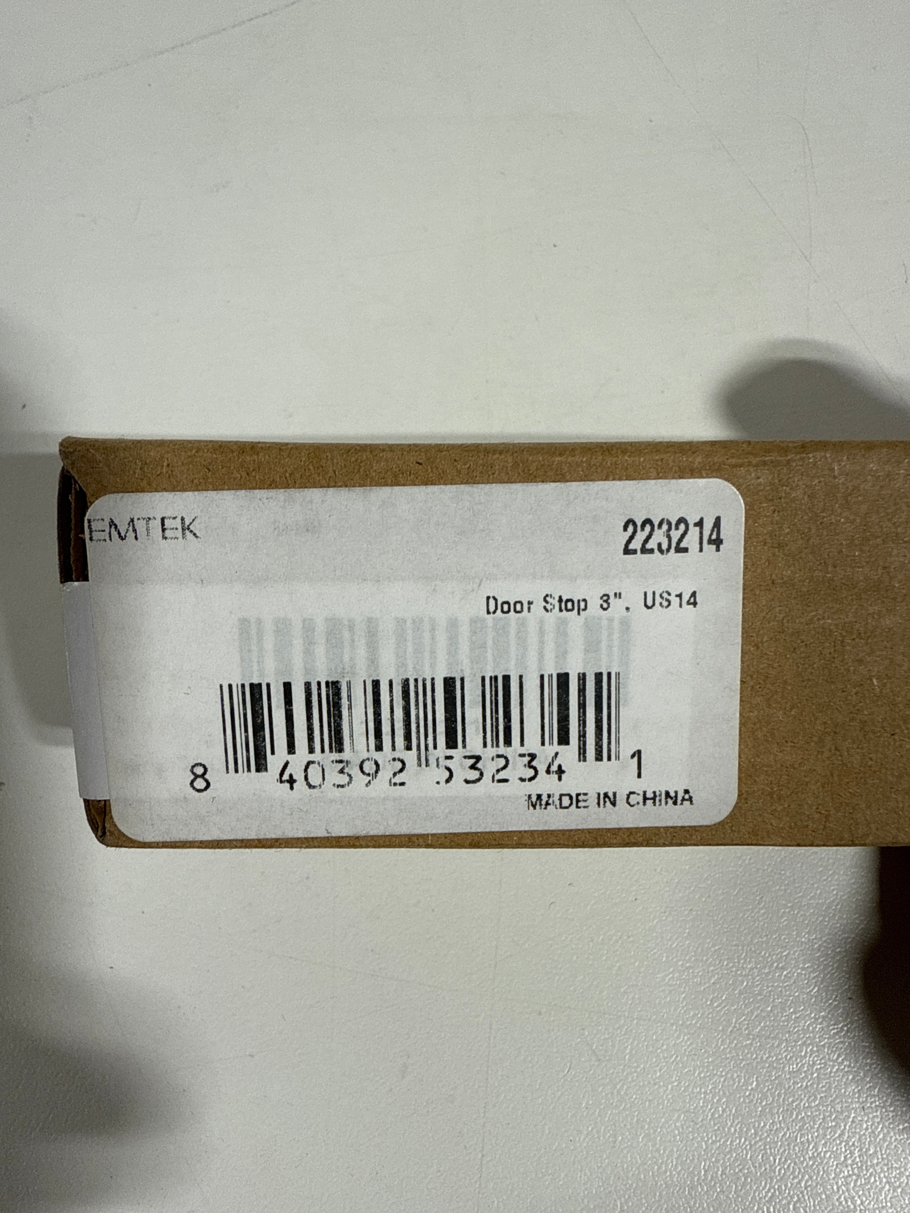 2 Emtek Bright Nickel Stop 2232US14 2232US14 - *Tools Hardware & Misc