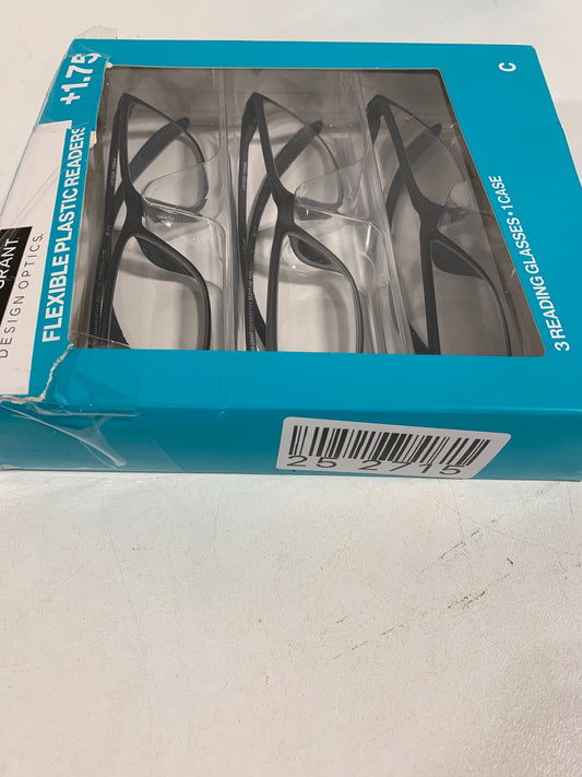 DesginOptics by Foster Grant Classic Reading Glasses +1.75 3 Count