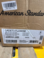 American Standard Cadet 3-Flo Wise 2-Piece 1.28 GPF Single Flush Elongated Toilet in White