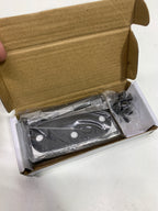 Emtek 3-1/2’’ x 3-1/2’’ Plated Steel Heavy Duty 5/8’’ Radius Round Corner Plain Bearing Hinges - Pair - *Tools Hardware