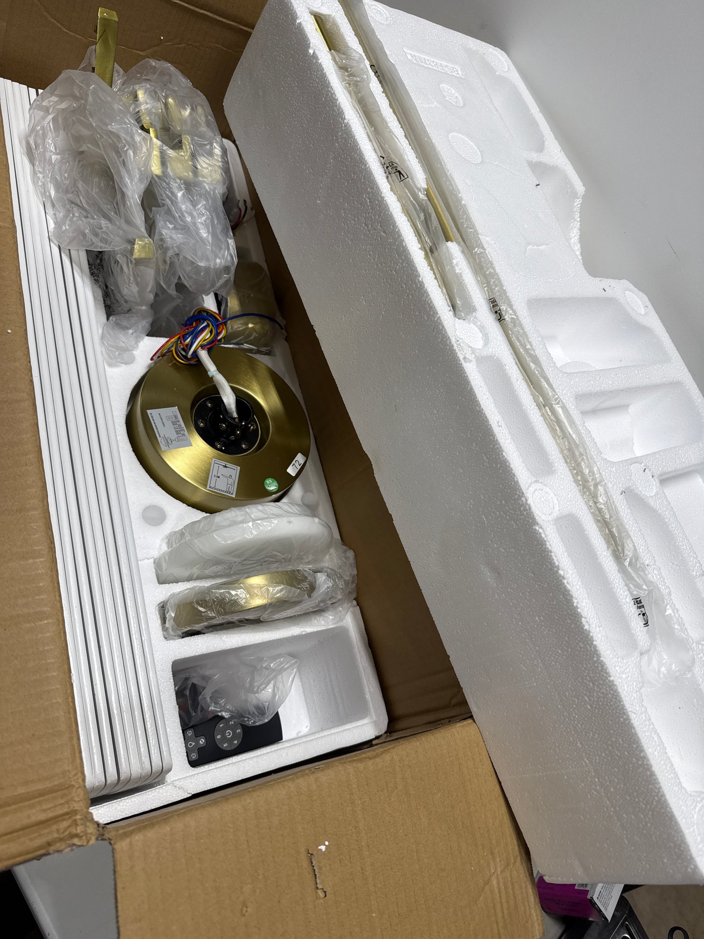 Bellevue Aurelius 72’’ 8 Blade Indoor Smart LED Ceiling Fan with Remote Control - *Lighting & Electrical