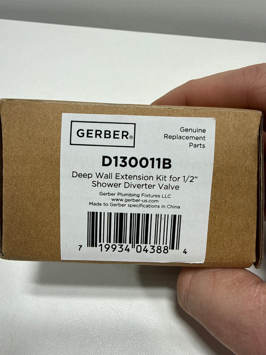 Gerber D130011b Deep Wall Extension Kit for 1/2“ Shower Diverter Valve