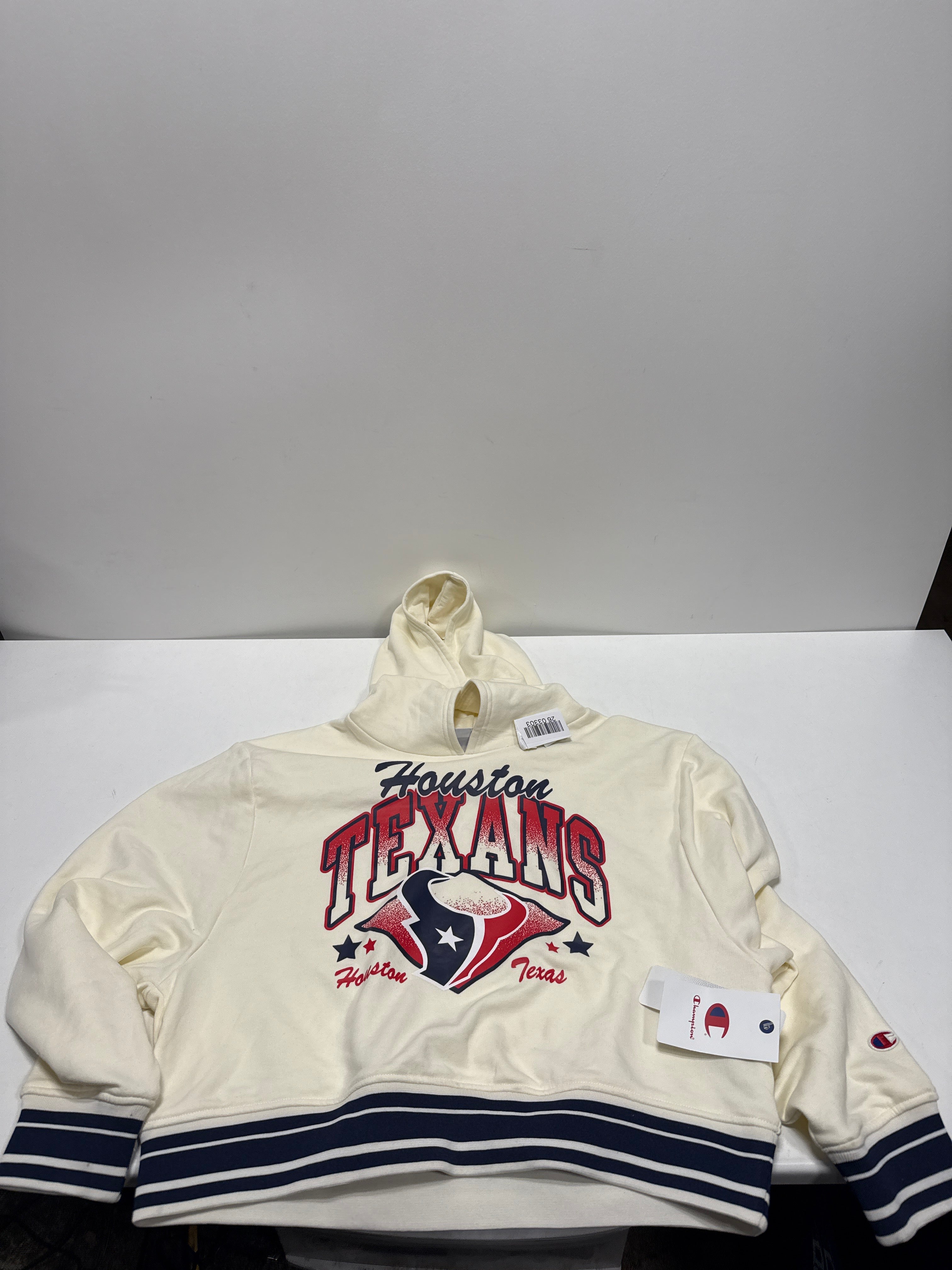 NFL Houston Texans Women's Champion Crop Hoodie - M