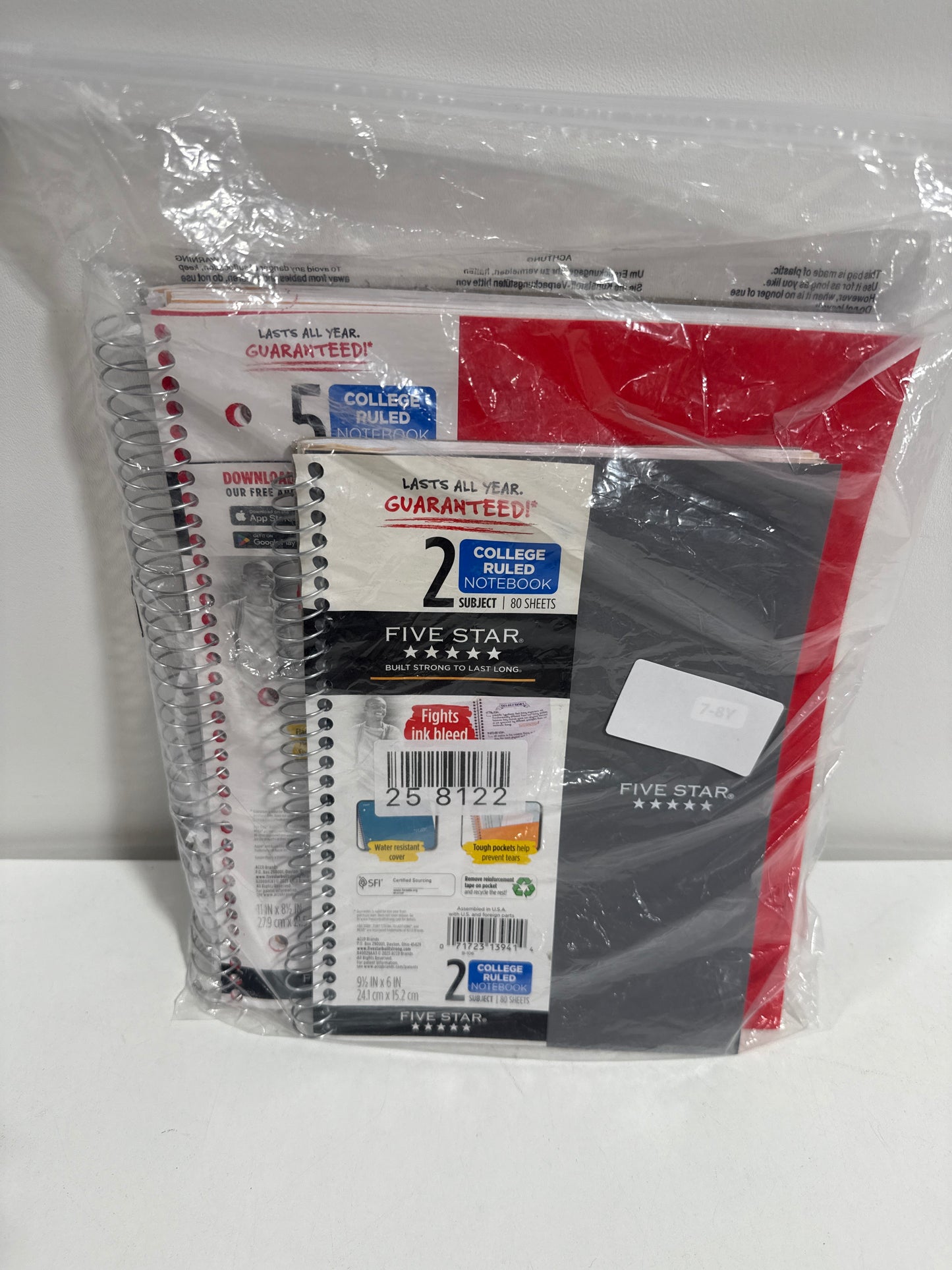 Mead Spiral Notebook set