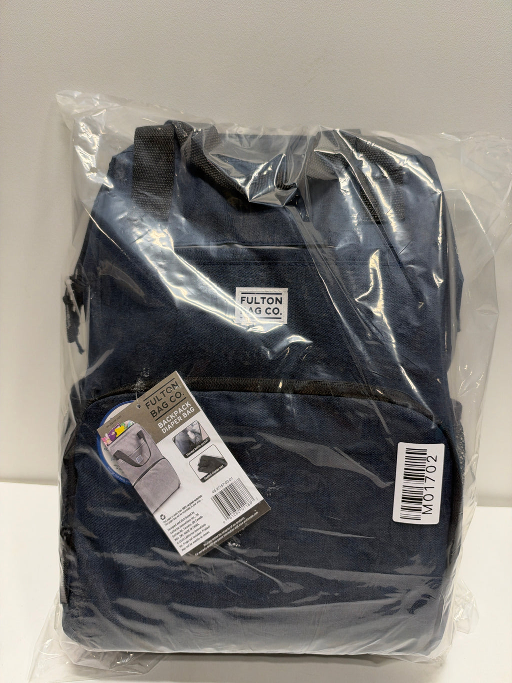 Fulton Bag Co. Backpack Diaper Bag with Thermal Bottle Compartment