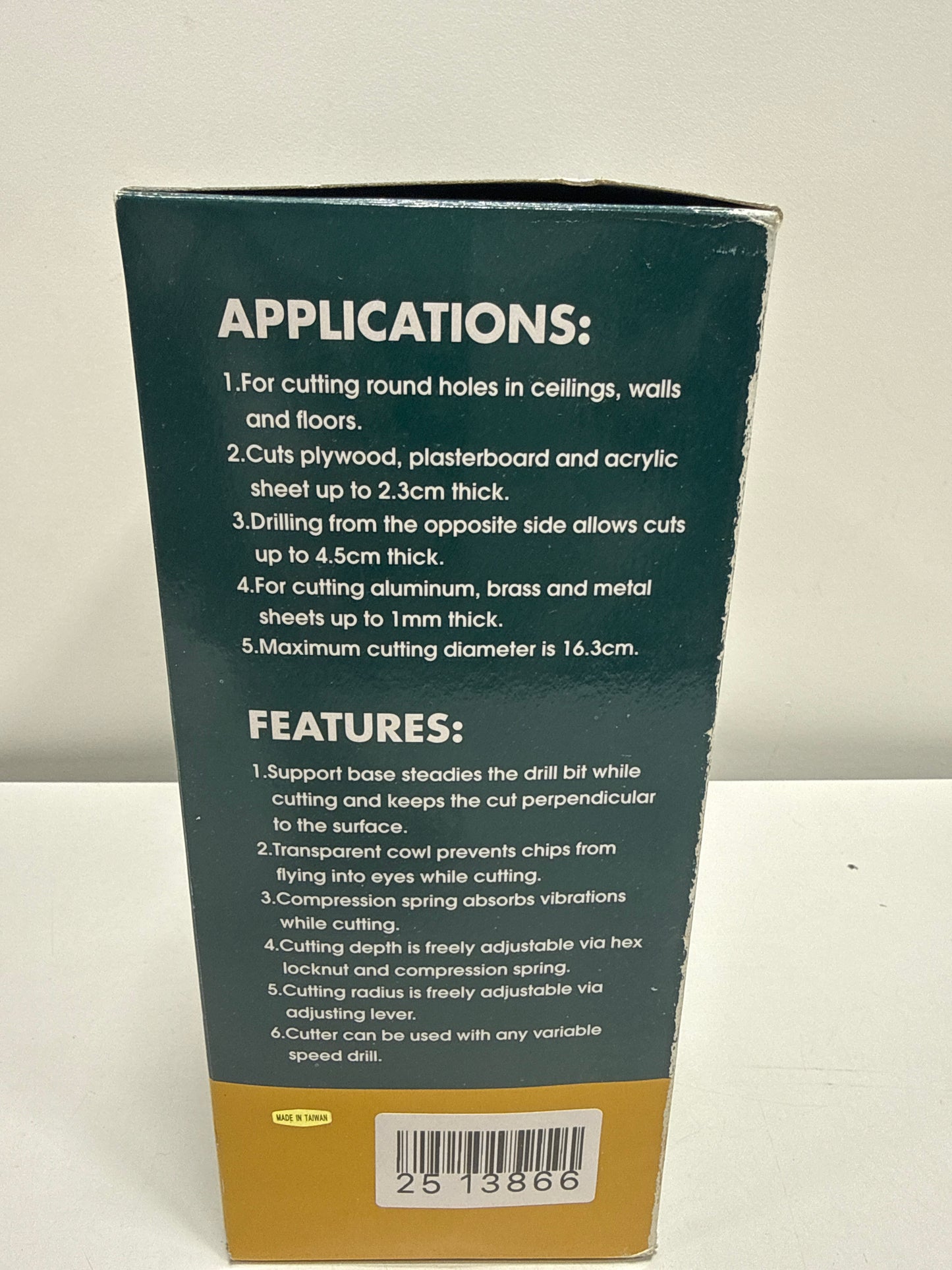 Elco Lighting EL5000 Adjustable Hole Cutter - *Tools Hardware & Misc