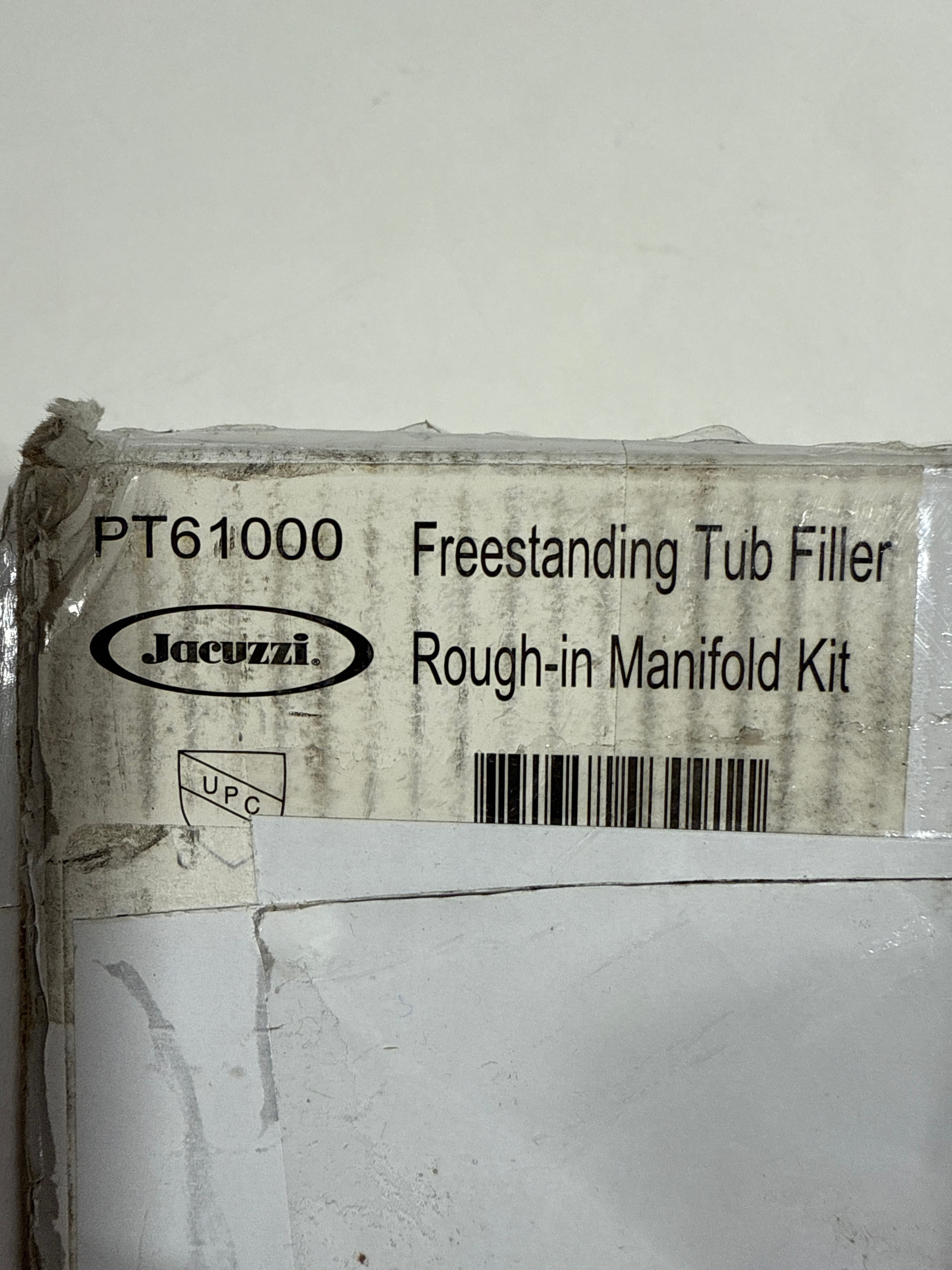 JACUZZI 5-1/4 in X 5-1/8 in. Freestanding Tub Filler Rough-in Manifold Kit with Integral Stops - *Plumbing