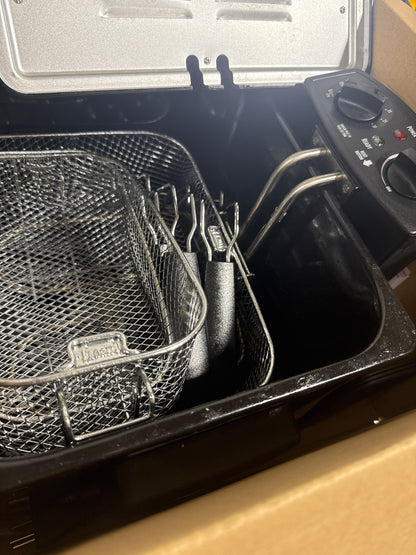 Used Hamilton Beach Triple-Basket Deep Fryer, Multicolor