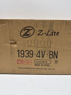 Z-Lite 1939-4V-BN Darcy Vanity, 4-Light 400 Total Watts, Brushed Nickel
