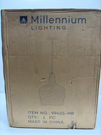Millennium Lighting Puckette 18 Inch Large Pendant Puckette - 99401-MB - Modern Contemporary