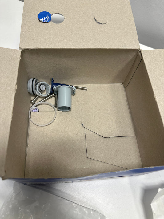 Missing Part Grohe 24 107 Grohtherm Thermostatic Valve Trim Only with Dual Lever Handles and Volume Control - Less Rough in Brushed Nickel