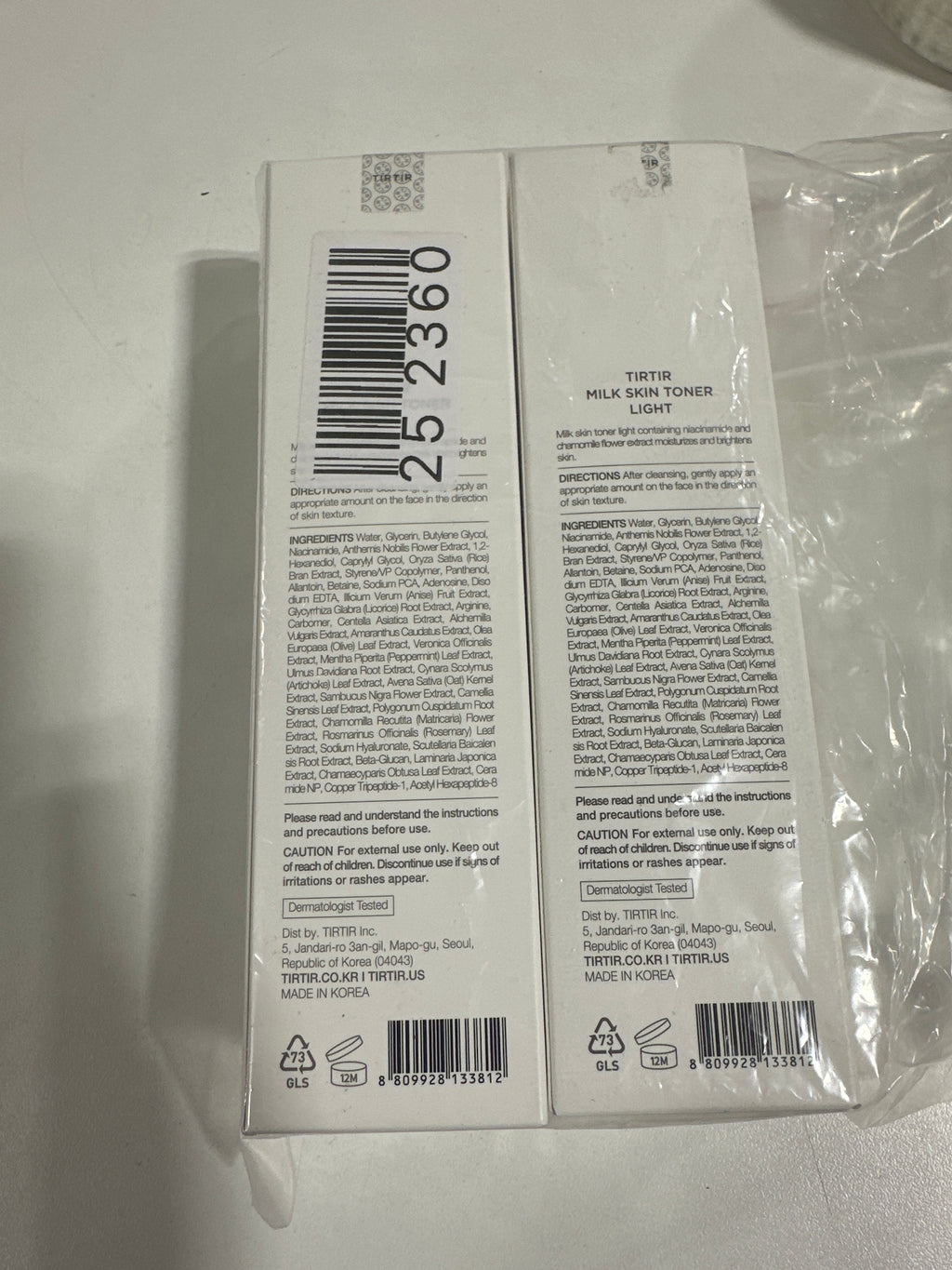 2 TirTir Milk Skin Toner Light 150 Ml - *Health & Beauty