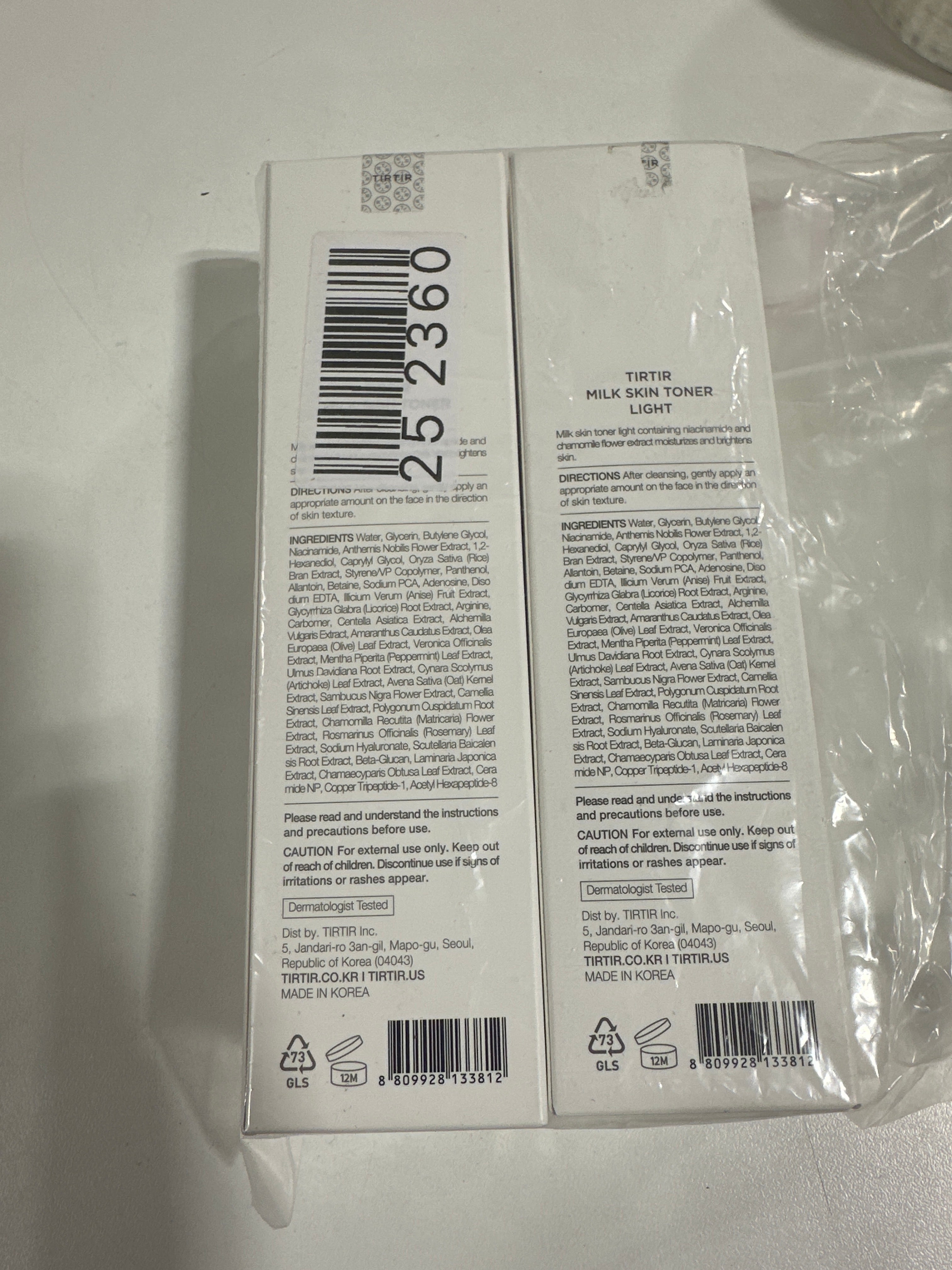 2 TirTir Milk Skin Toner Light 150 Ml - *Health & Beauty