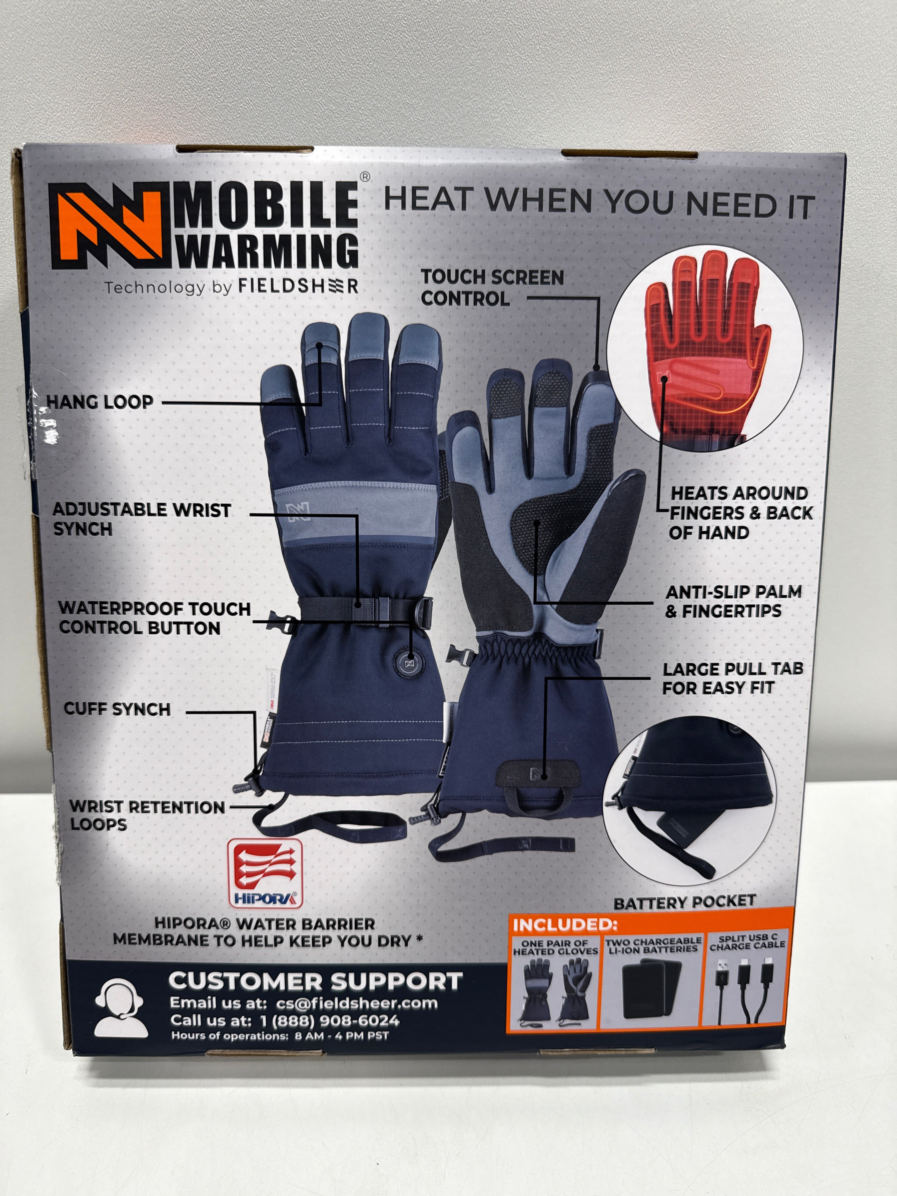 Mobile Warming Heated Gloves