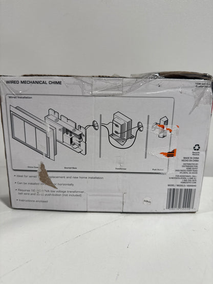 Wired Doorbell Chime, Brushed Nickel