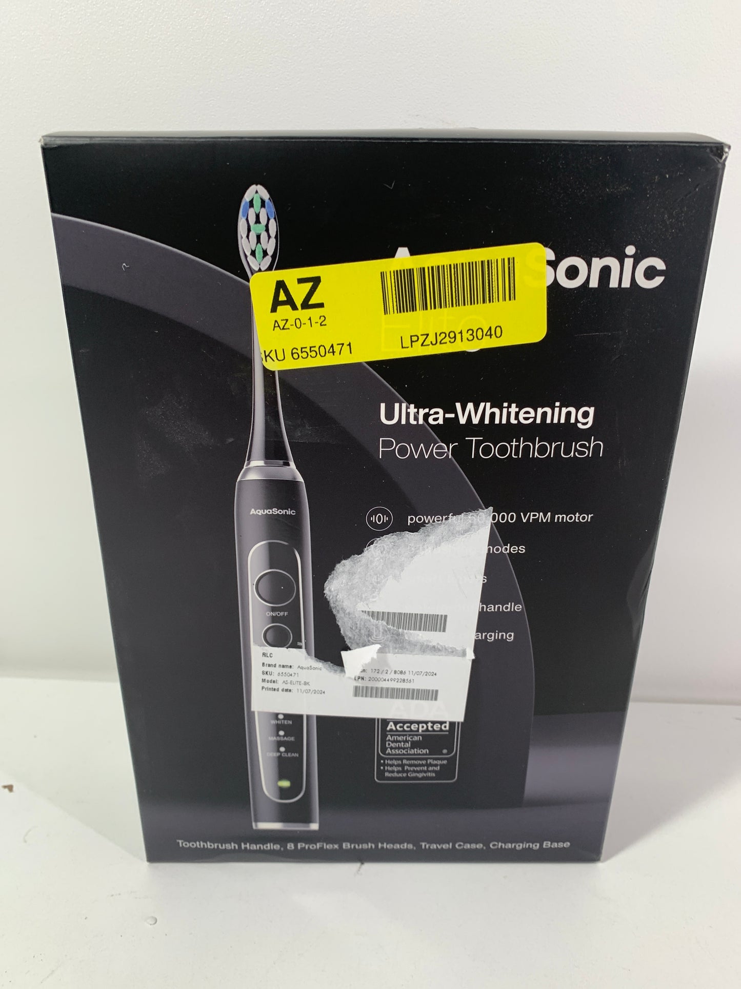 Aquasonic Elite Power Toothbrush